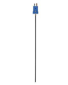 Chemglass Detachable Thermocouple Probe, 1/8 In Dia, 8 In L, Blue, Hastelloy C-276, Coating Type: Plain, Suitable For Use W/: 100 To 250 Ml Chemglass Process Reactor