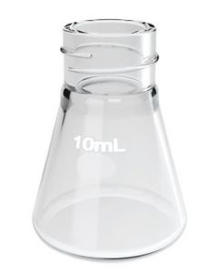 Chemglass Life Sciences Flask, Erlenemeyer, 10ml, Gpi 20-400 Thread