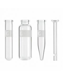 Chemglass Life Sciences Cg-4920-03 Tapered Microwave Reaction Vial, 0.5 To 2 Ml Volume, Borosilicate Glass