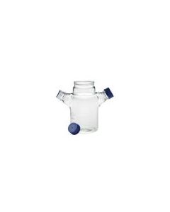 Chemglass Life Sciences Spinner Flask, 500ml, Flat Bottom, Replacement Glass Flask Only