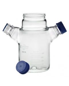 Chemglass Life Sciences Spinner Flask, 6000ml, Dimpled Bottom, Replacement Glass Flask Only