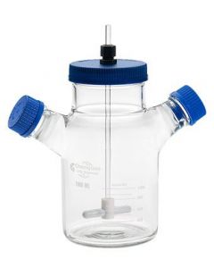 Chemglass Life Sciences Spinner Flask, 250ml, Adjustable Hanging Bar, Complete