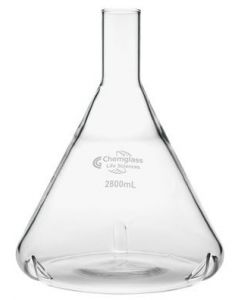 Chemglass Life Sciences Cls-2022-14 Fernbach Flask, 2800 Ml