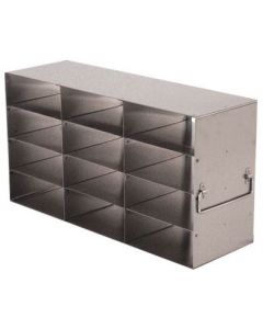 Chemglass Life Sciences Racks, Upright Style Freezer, For 20 (4l X 5h) 2" Boxes, 21-5/8"L X 5-1/2"W X 11"H