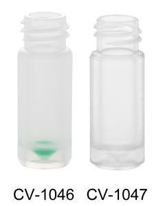 Chemglass Life Sciences Vial, 0.5ml, Polypropylene, Limited Volume, Large Opening, Screw Thread, 12x32mm, Gpi 10-425