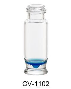 Chemglass Life Sciences Vial, 1.5ml, Clear, Large Opening, 12x32mm, 9mm Thread, High Recovery
