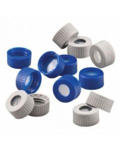Chemglass Life Sciences Bonded Closure, Ptfe/Silicone Septa, Blue, For Use With: Mass Spec Ilt Lc-Clean