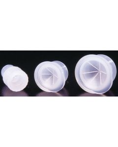 Chemglass Life Sciences Snap Plug Only, 15mm, Clear,