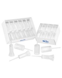 Chemglass Life Sciences Filter Funnel, Disposable, 110ml, 10 Micron Polyethylene Frit, Shelf Pack