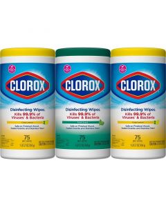 Clorox Disinfecting Wipes Value Pack, Bleach Free, Value Pack, 4/CS