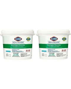 Clorox Hydrogen Peroxide Cleaner Disinfectant Wipes, 2/CS