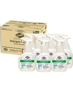 Clorox Hydrogen Peroxide Cleaner Disinfectant Spray, 32 oz, 9/CS