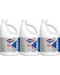 Clorox Turbo Pro Disinfectant Cleaner for Sprayer Devices, 121 oz, 3/CS