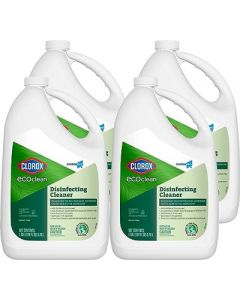 Clorox EcoClean Disinfecting Cleaner, 128 oz, 4/CS