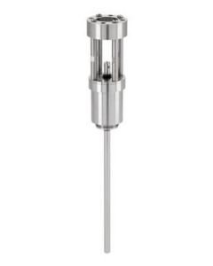 Chemglass Agitator Assembly, 8mm O.D. Shaft Dia., 222mm Length Of Shaft Through Headplate, 316l Stainless Steel, Screws Into The M30 Thread In The Center Of The Headplate, Design Ensures Contamination-Free Sealing Around The Shaft, For 2-5l Bio