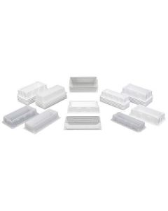Chemglass Life Sciences Reservoir White, Three Channel, Divided 25ml 3-Channels 5ml, Sterile, Individually Wrapped