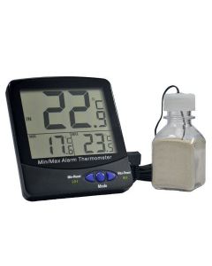 Chemglass Life Sciences Digital Thermometer, Triple Display, +4.0