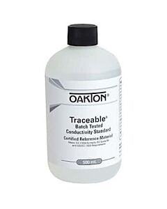 Antylia Control Company Oakton Traceable® Conductivity and TDS Standard, Batch-Tested, 10 µS; 500 mL