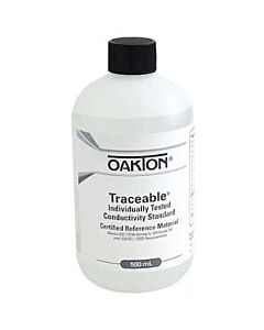 Antylia Control Company Oakton Traceable® Conductivity and TDS Standard, Individually-Tested, 5 µS; 500 mL