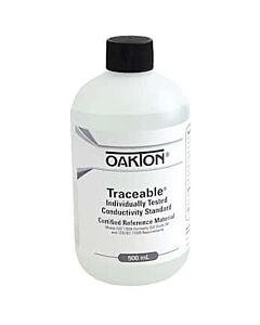 Antylia Control Company Oakton Traceable® Conductivity and TDS Standard, Individually-Tested, 100 µS; 500 mL