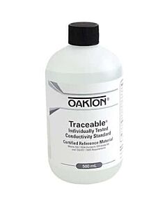 Antylia Control Company Oakton Traceable® Conductivity and TDS Standard, Individually-Tested, 100,000 µS; 500 mL