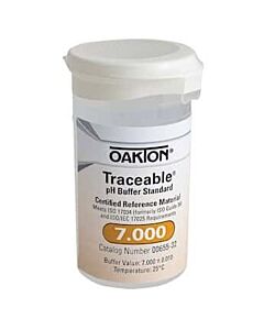 Antylia Control Company Oakton Traceable® One-Shot™ Buffer Solution, Clear, pH 7.000; 6 x 100 mL Vials