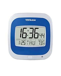Antylia Control Company Traceable Calibrated Wall-Mount Digital Clock/Calendar/Thermometer