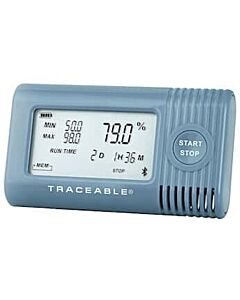 Antylia Control Company Traceable Calibrated Temperature/Humidity Bluetooth® Enabled Data Logger Compatible with TraceableGO™ App; Ambient Sensor