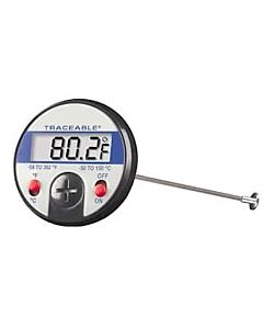 Antylia Control Company Traceable Calibrated Jumbo-Display Thermometer, ±1°C accuracy; 1 Flat-Surface Probe