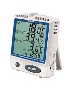 Antylia Control Company Traceable Calibrated Digital Thermohygrometer with Dew Point and Memory Card
