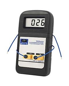 Antylia Control Company Traceable Calibrated Dual-Input Expanded Range Thermocouple Thermometer, Type K; Celsius