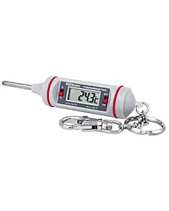 Antylia Control Company Traceable Calibrated Digital Pocket Thermometer, 302°F; Mini Key Chain