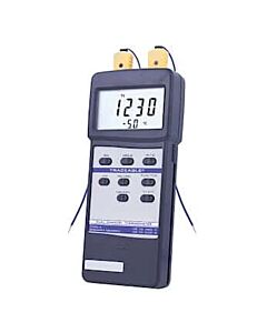 Antylia Control Company Traceable Large-Display Dual-Channel Thermocouple Thermometer with Calibration