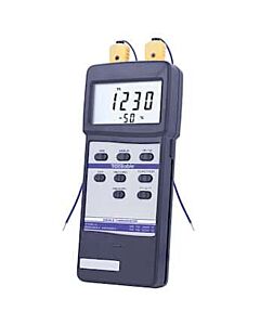 Antylia Control Company Traceable Dual-Input/Output Thermocouple Thermometer with RS-232 and Calibration