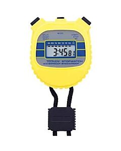 Antylia Control Company Traceable Calibrated Water-Resistant/Shock-Resistant Stopwatch; Yellow