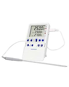 Antylia Control Company Traceable Calibrated High-Accuracy Fridge/Freezer Thermometer; 1 Stainless Steel Probe