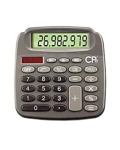 Antylia Control Company Cole-Parmer Essentials Solar/Battery Powered Calculator, 8-Digit; 1/Ea