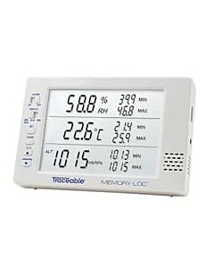 Antylia Control Company Traceable Memory-Loc™ Calibrated Thermohygrometer with Barometer