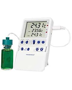 Antylia Control Company Traceable Calibrated High-Accuracy Fridge/Freezer Thermometer; 1 Bottle Probe