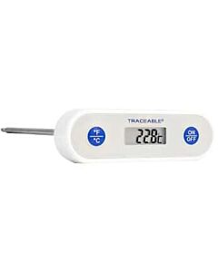 Antylia Control Company Traceable Calibrated T-Bar Waterproof Food Thermometer Ultra; ±0.4°C Accuracy at Tested Points