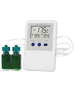 Antylia Control Company Traceable Ultra™ Calibrated Refrigerator/Freezer Thermometer; 2 Bottle Probes