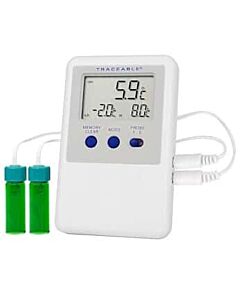 Antylia Control Company Traceable Ultra™ Calibrated Refrigerator/Freezer Thermometer; 2 Vaccine Bottle Probes
