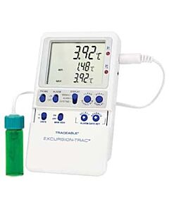 Antylia Control Company Traceable Excursion-Trac™ Calibrated Datalogging Thermometer; 1 Vaccine Bottle Probe
