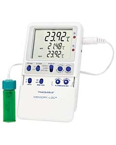 Antylia Control Company Traceable Memory-Loc™ Calibrated Datalogging Thermometer; 1 Vaccine Bottle Probe
