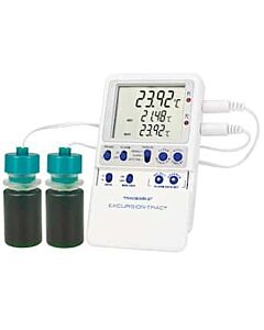 Antylia Control Company Traceable Excursion-Trac™ Calibrated Datalogging Thermometer; 2 Plastic Bottle Probes