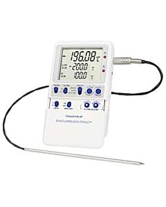 Antylia Control Company Traceable Excursion-Trac™ Datalogging Cryogenic Thermometer with Calibration; 1 Stainless Steel Probe