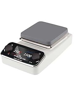 Antylia Cole-Parmer Essentials SHP-400-WS Premium Digital Stirring Hot Plate, 15 x 15 cm, Aluminum, White; 230 VAC
