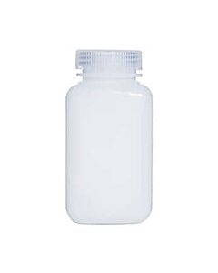 Antylia Cole-Parmer Essentials Square Wide-Mouth Plastic Bottle, HDPE, 500mL; 12/PK