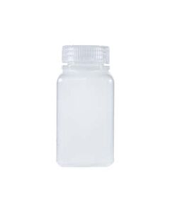 Antylia Cole-Parmer Essentials Square Wide-Mouth Plastic Bottle, PPCO, 175mL; 12/PK