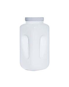 Antylia Cole-Parmer Essentials Square Wide-Mouth Plastic Bottle, HDPE, 4000mL